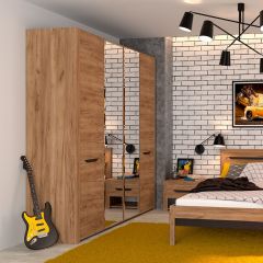 АФИНА А11а Шкаф для одежды (крафт) в Соликамске - solikamsk.mebel24.online | фото 2