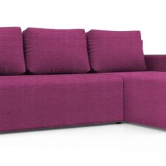 Диван угловой Алиса 3 Shaggy FUCHSIA - TEOS BLACK в Соликамске - solikamsk.mebel24.online | фото