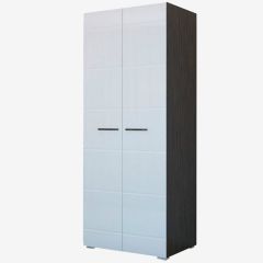 Фиеста №2 Шкаф со штангой (Венге/Белый глянец) в Соликамске - solikamsk.mebel24.online | фото