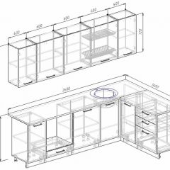 Кухонный гарнитур угловой Пайн 2600х1600 (Стол. 26мм) в Соликамске - solikamsk.mebel24.online | фото 2