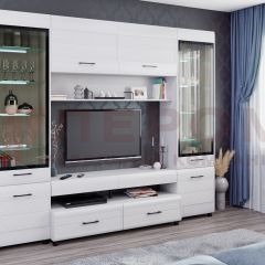 Гостиная Камелия Композиция 11 (Снежный ясень) в Соликамске - solikamsk.mebel24.online | фото