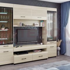 Гостиная Камелия Композиция 11 (Ясень Асахи) в Соликамске - solikamsk.mebel24.online | фото