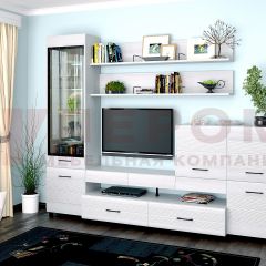 Гостиная Камелия Композиция 5 (Снежный ясень) в Соликамске - solikamsk.mebel24.online | фото