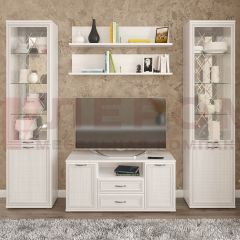 Гостиная Карина Композиция 13 (Снежный ясень) в Соликамске - solikamsk.mebel24.online | фото