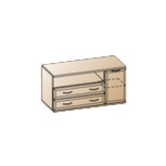 Гостиная Карина Композиция 22 (Акация Молдау) в Соликамске - solikamsk.mebel24.online | фото 8