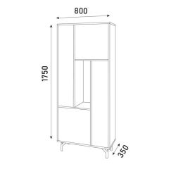 Гостиная Лабиринт (Модульная) в Соликамске - solikamsk.mebel24.online | фото 9