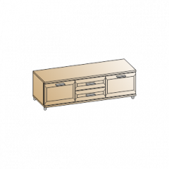 Гостиная Мелисса Композиция 10 (Акация Молдау) в Соликамске - solikamsk.mebel24.online | фото 5