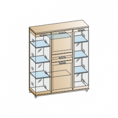 Гостиная Мелисса Композиция 6 (Акация Молдау) в Соликамске - solikamsk.mebel24.online | фото 2