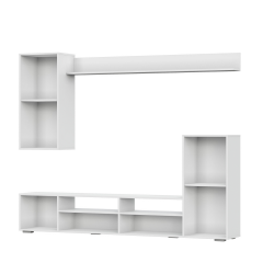 Гостиная МГС 4 (Белый/Белый глянец) в Соликамске - solikamsk.mebel24.online | фото 2
