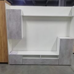 Гостиная МГС 4 (Белый/Цемент светлый) в Соликамске - solikamsk.mebel24.online | фото 7