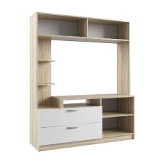 СОФИ Гостиная (модульная) дуб сонома/белый глянец в Соликамске - solikamsk.mebel24.online | фото 6