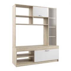 СОФИ Гостиная (модульная) дуб сонома/белый глянец в Соликамске - solikamsk.mebel24.online | фото 3