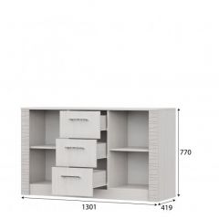 ГАММА 20 Комод 3 ящика 2-х створчатый Серия №4 в Соликамске - solikamsk.mebel24.online | фото 2