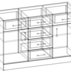 СОФИЯ Комод К1200 2Д (венге/дуб белфорт) в Соликамске - solikamsk.mebel24.online | фото 3