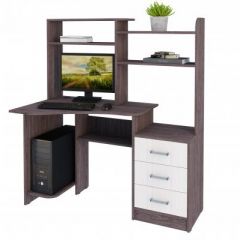 Компьютерный стол №16 (Анкор темныйанкор темный) в Соликамске - solikamsk.mebel24.online | фото 2