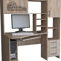 Компьютерный стол КЛ №6.0 левый (Дуб баррик) в Соликамске - solikamsk.mebel24.online | фото
