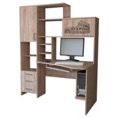 Компьютерный стол КЛ №6.0 правый (Дуб баррик) в Соликамске - solikamsk.mebel24.online | фото