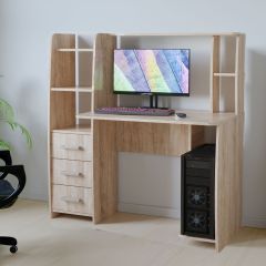 Компьютерный стол КЛ №6.3 (Дуб баррик) в Соликамске - solikamsk.mebel24.online | фото