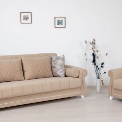 Комплект Роуз ТД 412 диван-кровать + кресло + комплект подушек в Соликамске - solikamsk.mebel24.online | фото