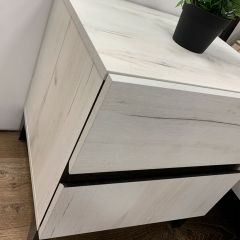 КРАФТ Спальный гарнитур (модульный) белый/венге в Соликамске - solikamsk.mebel24.online | фото 7