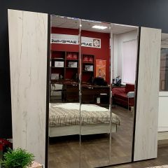 КРАФТ Спальный гарнитур (модульный) белый/венге в Соликамске - solikamsk.mebel24.online | фото 8