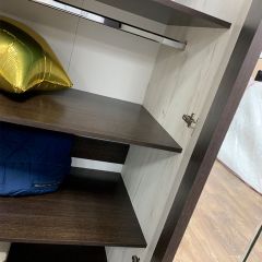 КРАФТ Спальный гарнитур (модульный) белый/венге в Соликамске - solikamsk.mebel24.online | фото 9
