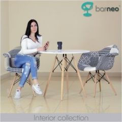 Кресло Barneo N-14 Patchwork черно-белый в Соликамске - solikamsk.mebel24.online | фото 3