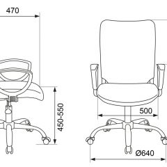 Кресло Бюрократ CH-599AXSN/32B/TW-11 черный TW-32K01 в Соликамске - solikamsk.mebel24.online | фото 4