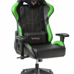 Кресло игровое Бюрократ VIKING 5 AERO LGREEN черный/салатовый в Соликамске - solikamsk.mebel24.online | фото