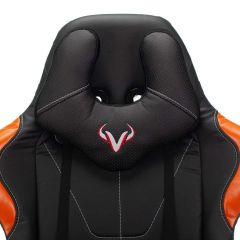 Кресло игровое Бюрократ VIKING 5 AERO ORANGE черный/оранжевый в Соликамске - solikamsk.mebel24.online | фото 6
