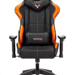 Кресло игровое Бюрократ VIKING 5 AERO ORANGE черный/оранжевый в Соликамске - solikamsk.mebel24.online | фото 3