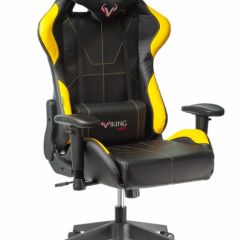 Кресло игровое Бюрократ VIKING 5 AERO YELLOW черный/желтый в Соликамске - solikamsk.mebel24.online | фото