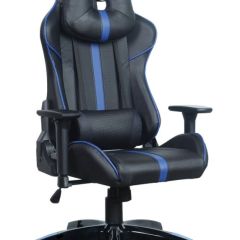 Кресло компьютерное BRABIX "GT Carbon GM-120" (черное/синее) 531930 в Соликамске - solikamsk.mebel24.online | фото 1