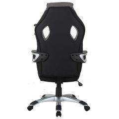 Кресло компьютерное BRABIX Techno GM-002 (ткань) черное/серое, вставки белые (531815) в Соликамске - solikamsk.mebel24.online | фото 6