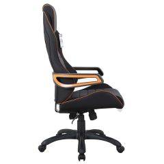Кресло компьютерное BRABIX Techno Pro GM-003 (ткань черное/серое, вставки оранжевые) 531813 в Соликамске - solikamsk.mebel24.online | фото 3