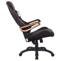 Кресло компьютерное BRABIX Techno Pro GM-003 (ткань черное/серое, вставки оранжевые) 531813 в Соликамске - solikamsk.mebel24.online | фото 4