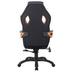 Кресло компьютерное BRABIX Techno Pro GM-003 (ткань черное/серое, вставки оранжевые) 531813 в Соликамске - solikamsk.mebel24.online | фото 5