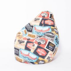 Кресло-мешок Груша Малое (700*900) Серия "Жаккард" 2 в Соликамске - solikamsk.mebel24.online | фото