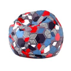 Кресло-мешок Мяч M (Geometry Slate) в Соликамске - solikamsk.mebel24.online | фото