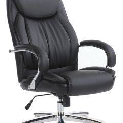 Кресло офисное BRABIX "Advance EX-575" (хром/экокожа/черное) 531825 в Соликамске - solikamsk.mebel24.online | фото 2