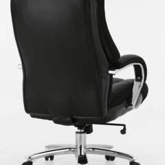 Кресло офисное BRABIX PREMIUM "Bomer HD-007" (рециклированная кожа, хром, черное) 531939 в Соликамске - solikamsk.mebel24.online | фото 4