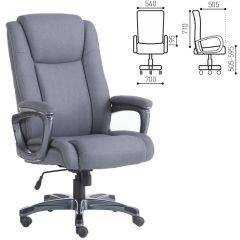Кресло офисное BRABIX "Solid HD-005" (ткань/серое) 531823 в Соликамске - solikamsk.mebel24.online | фото