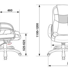 Кресло руководителя Бюрократ CH-839/BLACK черный Пегас в Соликамске - solikamsk.mebel24.online | фото 4