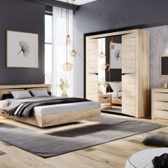 Кровать 1400 парящая с ПМ НКМ Версаль-5 секция №5 в Соликамске - solikamsk.mebel24.online | фото 2