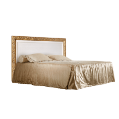 Кровать 2-х спальная (1,4 м) Тиффани штрих-лак/золото с подъемным механизмом (ТФКР140-2[7]) в Соликамске - solikamsk.mebel24.online | фото