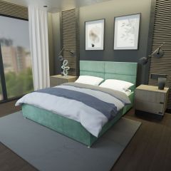 Кровать Аврора Решетка+ПМ (1200) *БЕЗ ДНА в Соликамске - solikamsk.mebel24.online | фото