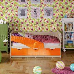 Кровать Бабочки (Оранжевый металлик) 1800 в Соликамске - solikamsk.mebel24.online | фото 1