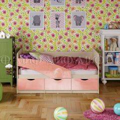 Кровать Бабочки (Розовый металлик) 1600 в Соликамске - solikamsk.mebel24.online | фото