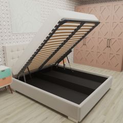 Кровать Брауни интерьерная +основание/ПМ/бельевое дно (120х200) в Соликамске - solikamsk.mebel24.online | фото 3