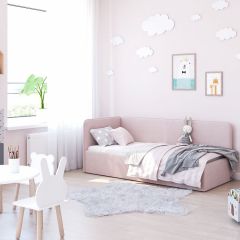 Кровать-диван Leonardo 160*70 (Розовый) в Соликамске - solikamsk.mebel24.online | фото 6